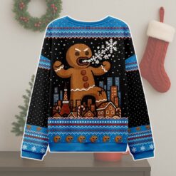 Giant Gingerbread Cookie Ugly Christmas Sweater