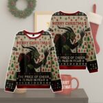 Krampus The Price Of Cheer Is Paid In Fear Ugly Christmas Sweater
