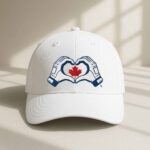 Toronto Blue Jays Canada Heart Hands Hat
