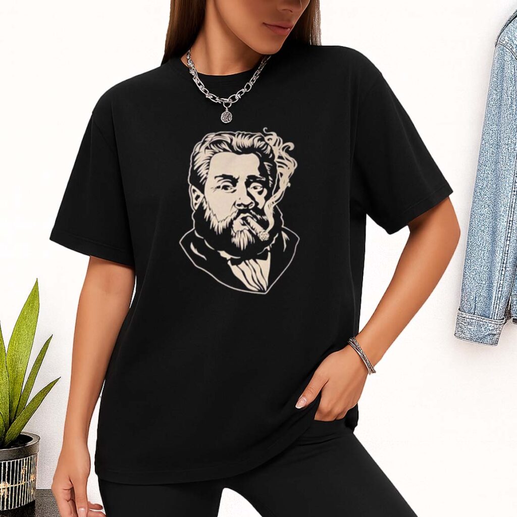 Charles Spurgeon Smoking a Cigar Shirt Charles Spurgeon Smoking a Cigar Shirt