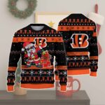 Cincinnati Bengals Santa Claus Ugly Christmas Sweater 2025
