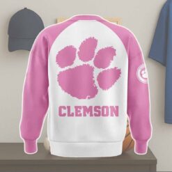Dabo Swinney Clemson Tigers Breast Cancer Awareness Sweatshirt