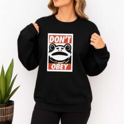 Don't Obey Frog Shirt
