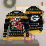 Green Bay Packers Santa Claus Ugly Christmas Sweater 2025