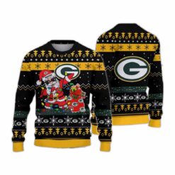 Green Bay Packers Santa Claus Ugly Christmas Sweater
