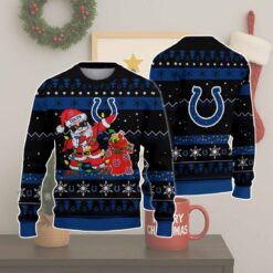 Indianapolis Colts Santa Claus Ugly Christmas Sweater