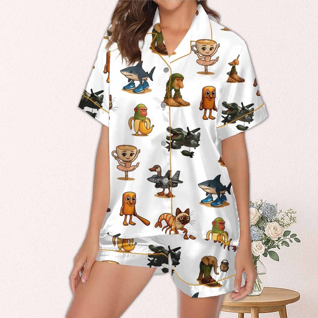 Italian Brainrot Pajamas Set