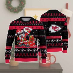 Kansas City Chiefs Santa Claus Ugly Christmas Sweater