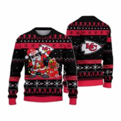 Kansas City Chiefs Santa Claus Ugly Christmas Sweater