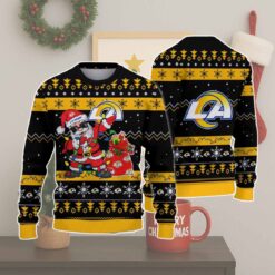 Los Angeles Rams Santa Claus Ugly Christmas Sweater