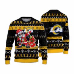 Los Angeles Rams Santa Claus Ugly Christmas Sweater