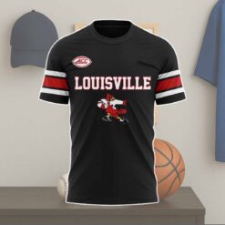 Louisville Cardinals Football Version Of The Jersey Black Shirt