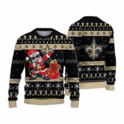 New Orleans Saints Santa Claus Ugly Christmas Sweater