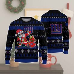 New York Giants Santa Claus Ugly Christmas Sweater
