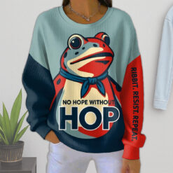 Portland Frog No Hope Without HOP Women Sweatshirt
