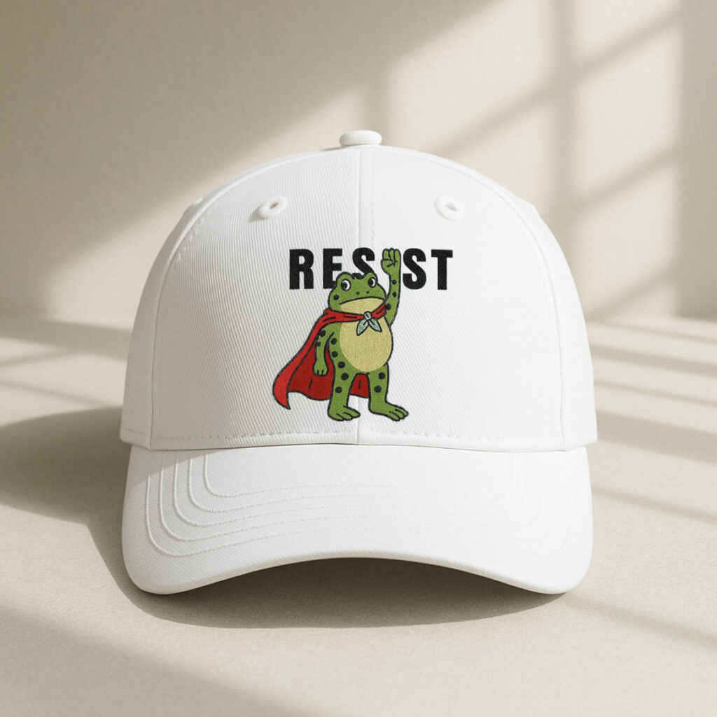 Portland Frog Resist Protest Hat