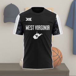 West Virginia Football Black Suit Shirt