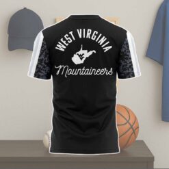 West Virginia Football Black Suit Shirt