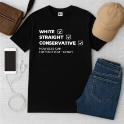 White Straight Conservative Shirt