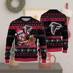 Atlanta Falcons Santa Claus Ugly Christmas Sweater