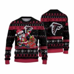 Atlanta Falcons Santa Claus Ugly Christmas Sweater