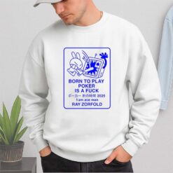 Born To Play Poker Is A Fuck Shirt