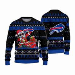 Buffalo Bills Santa Claus Ugly Christmas Sweater