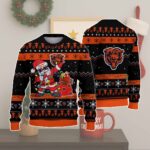 Chicago Bears Santa Claus Ugly Christmas Sweater 2025