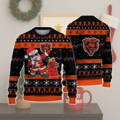 Chicago Bears Santa Claus Ugly Christmas Sweater