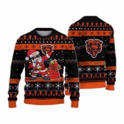 Chicago Bears Santa Claus Ugly Christmas Sweater