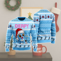 Cute Derpy Tiger Christmas Ugly Sweater