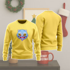 Derpy Tiger Head Demon Hunters Ugly Sweater