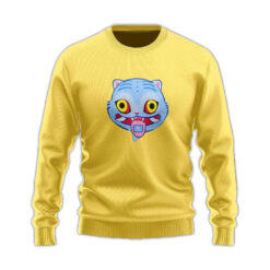 Derpy Tiger Head Demon Hunters Ugly Sweater