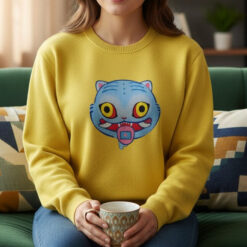 Derpy Tiger Head Demon Hunters Ugly Sweater