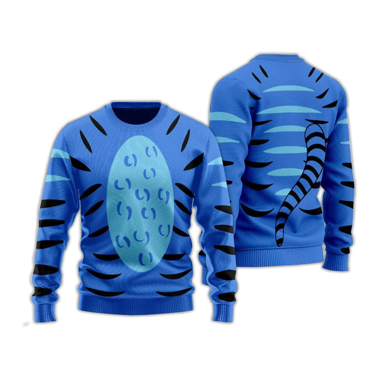 Derpy Tiger Kpop Demon Hunters Ugly Sweater