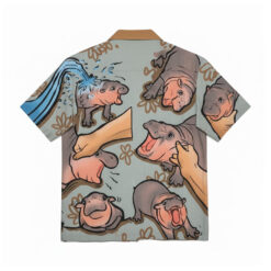 Hippo Moodeng Hawaiian Shirt