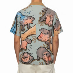 Hippo Moodeng Hawaiian Shirt