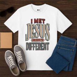 JT Tuimoloau I Met Jesus And Now I'm Different Shirt