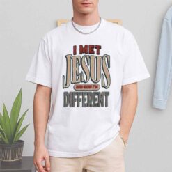 JT Tuimoloau I Met Jesus And Now I'm Different Shirt