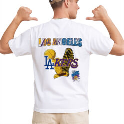 Los Angeles Lakers Los Angeles Dodgers We Love Shirt
