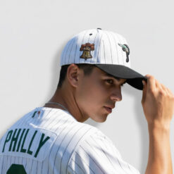 Philadelphia Eagles Black Pinstripe Hat