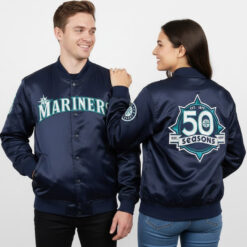 Seattle Mariners Seasons Varsity Jacket