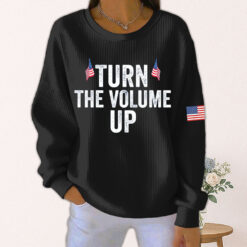 Zohran Turn The Volume Up Women Sweatshirt