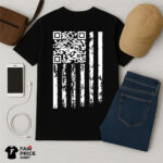 Trump Dance QR Code America Flag Shirt