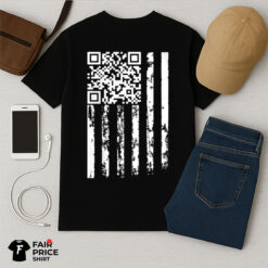Trump Dance QR Code America Flag Shirt