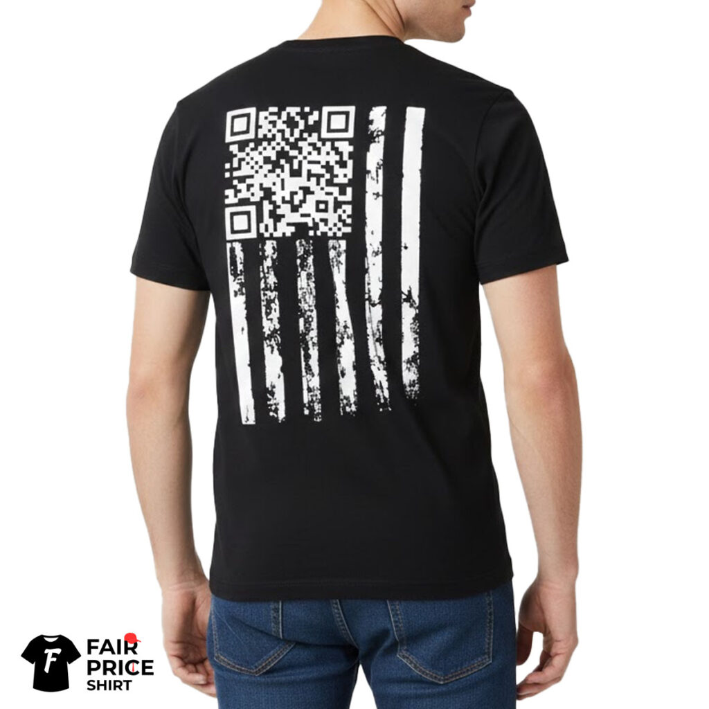 Trump Dance QR Code America Flag Shirt