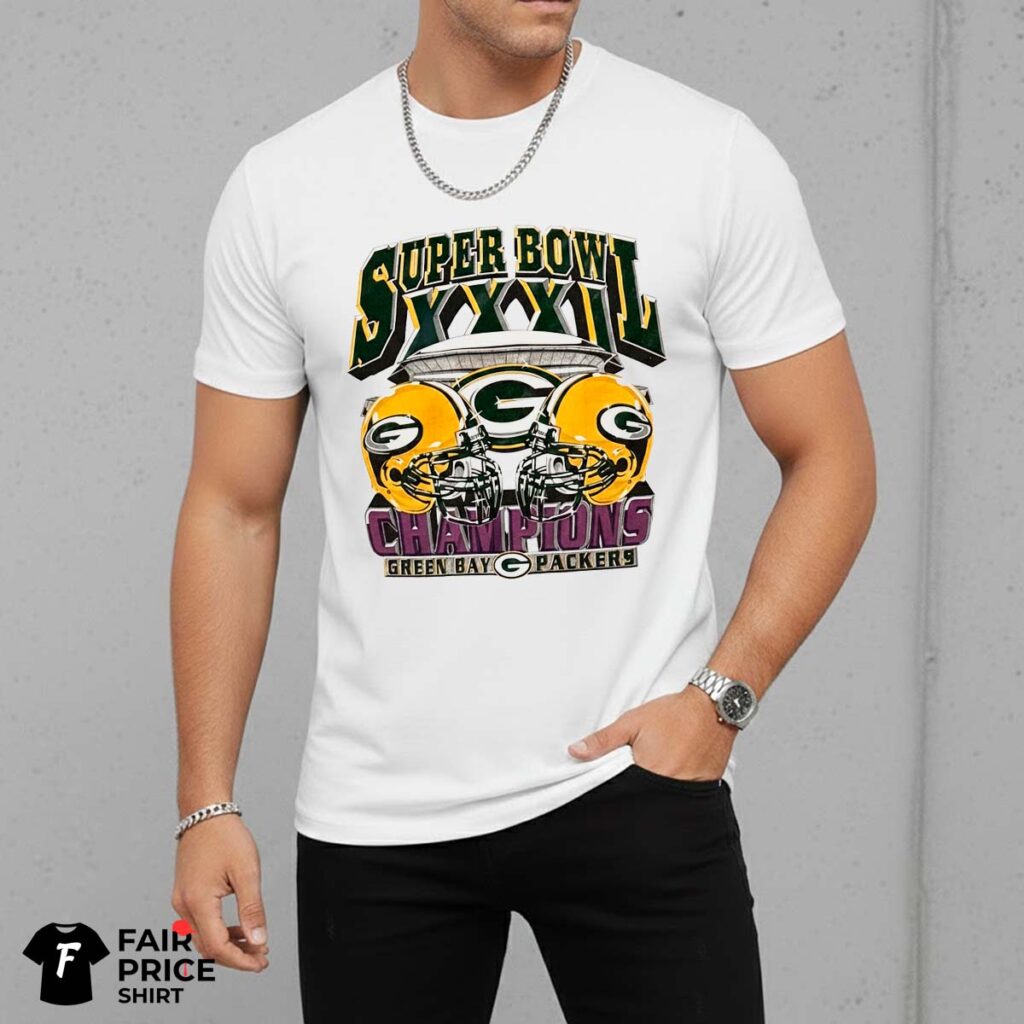 Green Bay Packers Super Bowl XXXI Champions Vintage Shirt