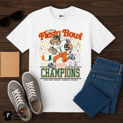 Miami Hurricanes Vrbo Fiesta Bowl Champions Shirt
