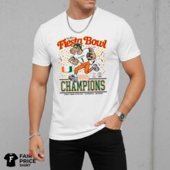 Miami Hurricanes Vrbo Fiesta Bowl Champions Shirt