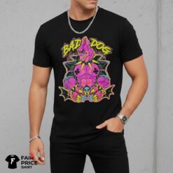 Purple Bad Dog Grapihic Shirt